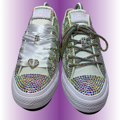 Pearl & Crystal AB Bling Converse