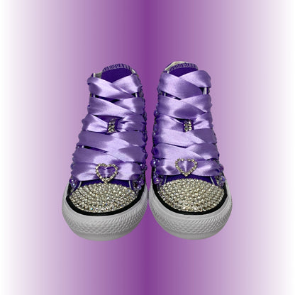 Kids Bling Converse Shoes