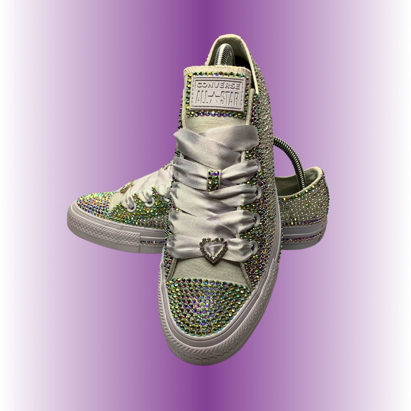 Pearl & Crystal AB Bling Converse