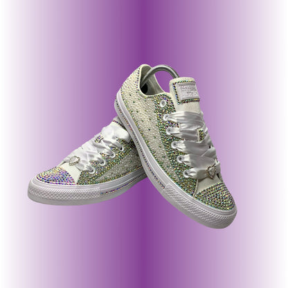 Pearl & Crystal AB Bling Converse