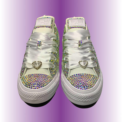 Pearl & Crystal AB Bling Converse