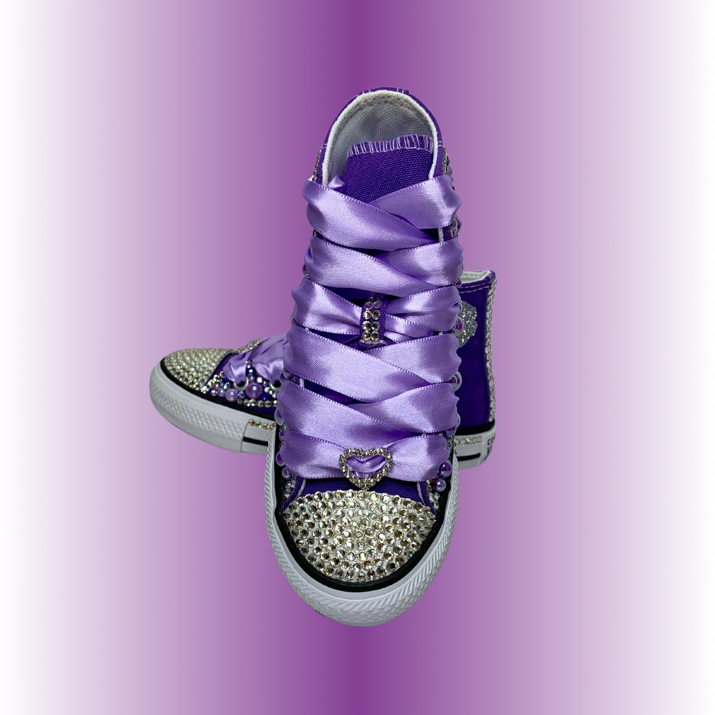 Kids Bling Converse Shoes