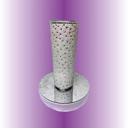 Pearl & Rhinestone Tumbler