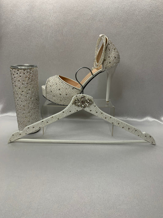 Bride Heels, Tumbler & Hanger Bundle