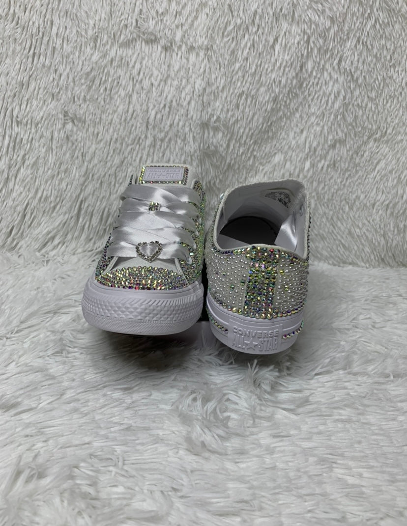 Pearl bling converse best sale